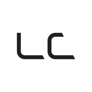 Lc initial letter vector logo icon Stock Illustration