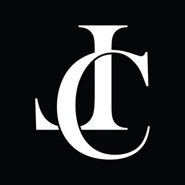 LC-letter-initial-monogram--logo Stock Illustration