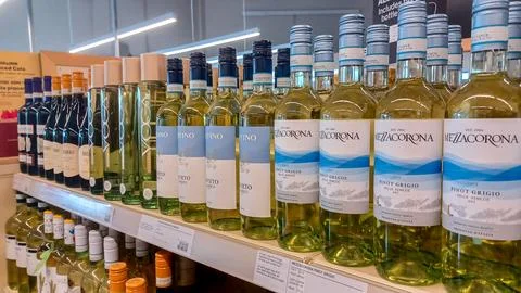 LCBO store inside view Stock Photos