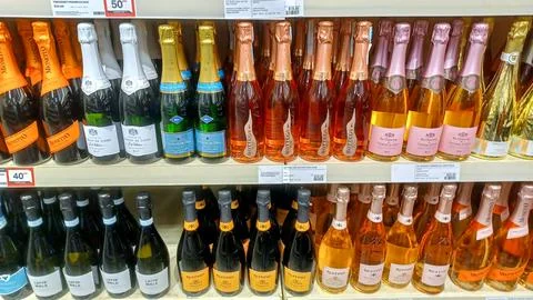 LCBO store inside view Stock Photos