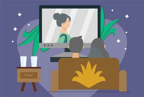 Lcd Concept Illustration 스톡 일러스트