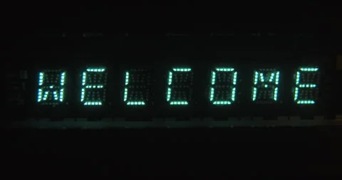 LCD display close-up, playing a disc from a DVD player Stock Footage 245991024