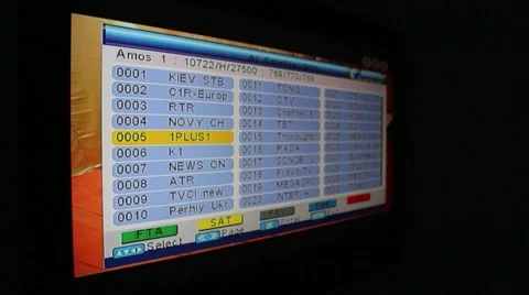 LCD display Tv. Switching Channels. Vídeo Stock 49480539