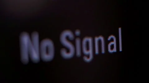 LCD No Signal Macro Stock Footage 45948281