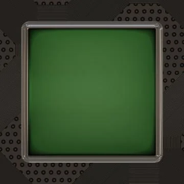 LCD screen on circuit generated texture Stock Illustration