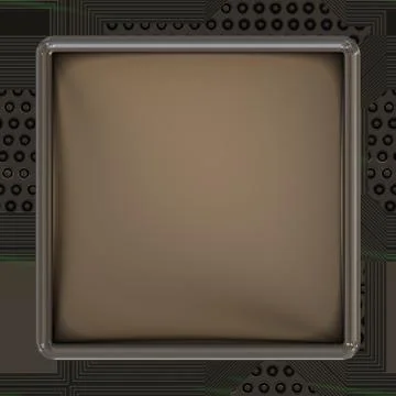 LCD screen on circuit generated texture Stock Illustration