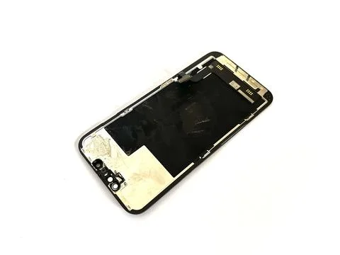 LCD screen display replacement part with flex cable Stock Photos