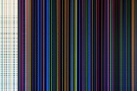 LCD screen failure, LCD screen as an abstract background. Stock Photos