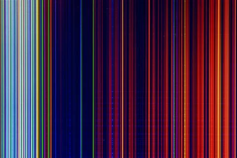 LCD screen failure, LCD screen as an abstract background. Stock Photos