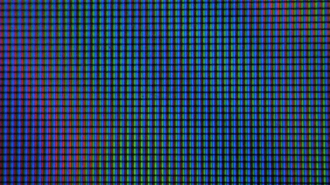 LCD screen pixels. Macro Shot Of Computer Screen, Pixels Texture. Abstract Bl Stock Footage 119303187