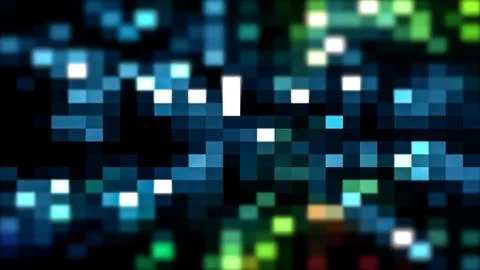 LCD screen pixels. Macro Shot Of Computer Screen, Pixels Texture. Abstract Bl Ilustración de archivo