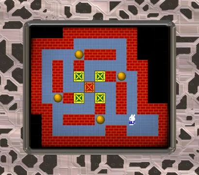 LCD screen with retro style game generated texture Stock Illustration