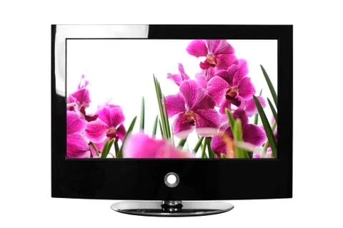 Lcd television Foto stock