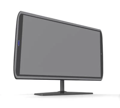 LCD TV Stock Illustration