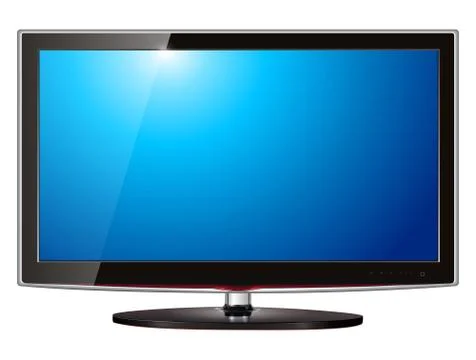 Lcd tv Stock Illustration