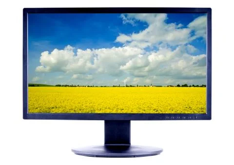 Lcd tv screen Stock Photos