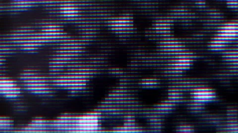LCD TV Static Macro Stock Footage 45990484