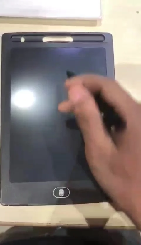 LCD Writing Tablet Digital Magic Portable Drawing Tab Writing Pad Stock Footage 272595432
