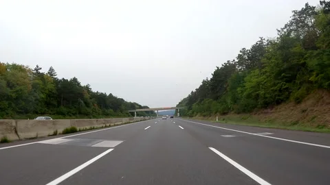 LD Car driving on a highway Stock Footage 214032841