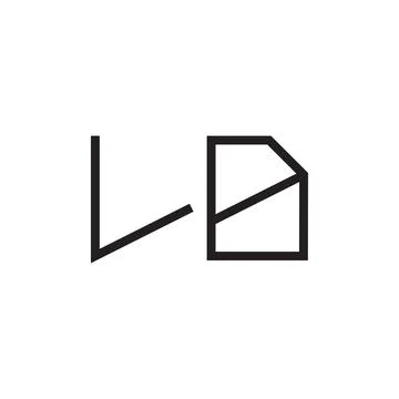Ld initial letter vector logo icon Illustrazione stock