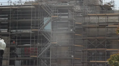 LDS Temple construction Stock Footage 27816846