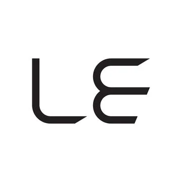 Le initial letter vector logo icon Stock Illustration