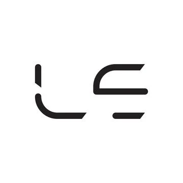 Le initial letter vector logo icon Stock Illustration