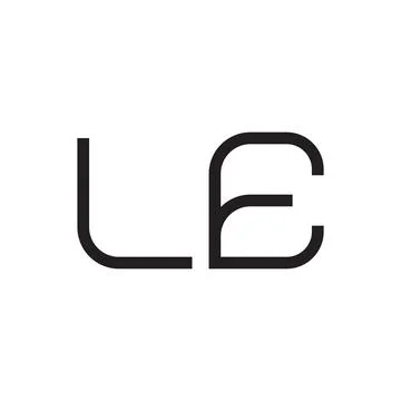 Le initial letter vector logo icon Stock Illustration