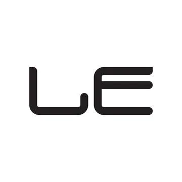 Le initial letter vector logo icon Stock Illustration