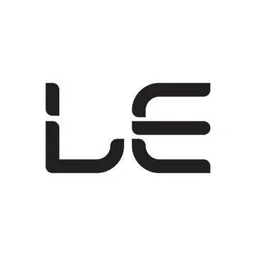 Le initial letter vector logo icon Stock Illustration