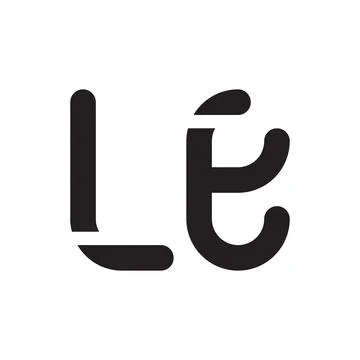 Le initial letter vector logo icon Stock Illustration