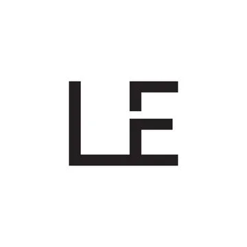 Le initial letter vector logo Stock Illustration