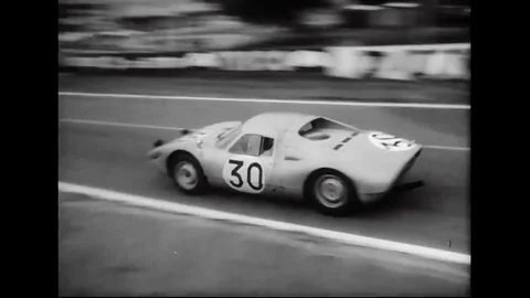 Le Mans Car Racing Event Impressions And Finish Stock Footage 94534802