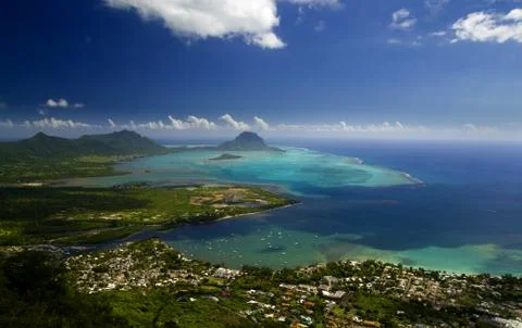 Le Morne Brabant 스톡 사진
