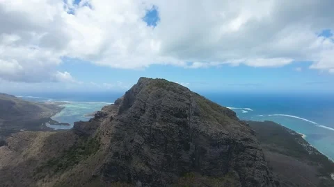 Le  morne mountain Stock Footage 293203498