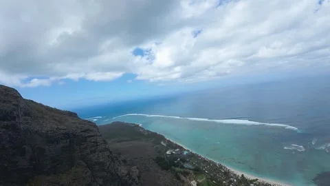 Le morne mountain Stock Footage 293203608