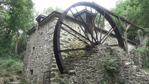 Le moulin de Keriolet Video stock 97304431