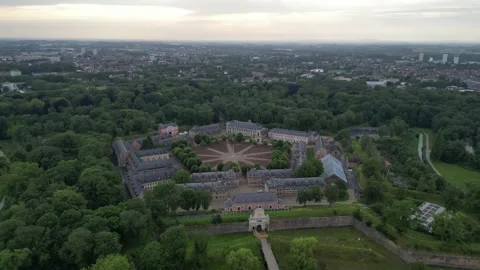 Le Parc de la Citadelle, Lille , 24 June 2024, 3 pm . France Stock Footage 278424614