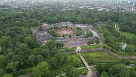 Le Parc de la Citadelle, Lille , 24 June 2024, 3 pm . France Stock Footage 278424648