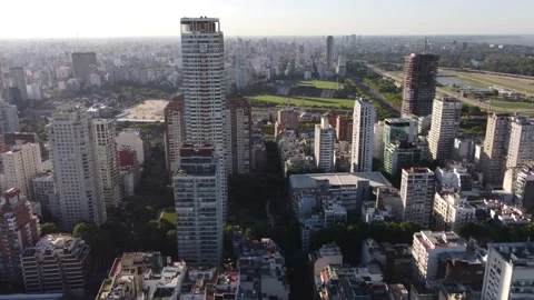 Le Parc Tower skyscraper luxury residential building in Palermo Video stock 233562143