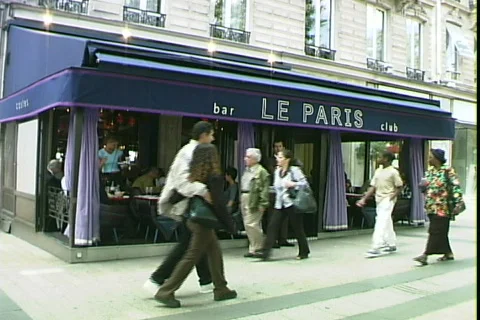 Le Paris Stock Footage 818608