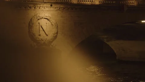 Le Pont Saint-Michel in Paris Stock Footage 340202807