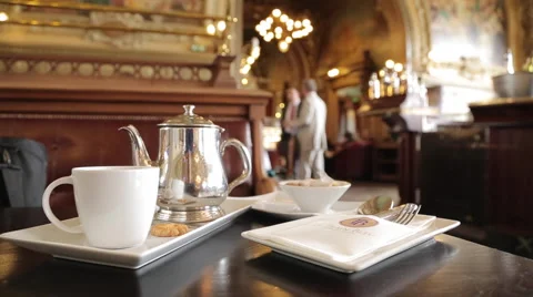 Le Train Bleu Restaurant, Gare de Lyon, Paris, France, Europe Stock Footage 44263842