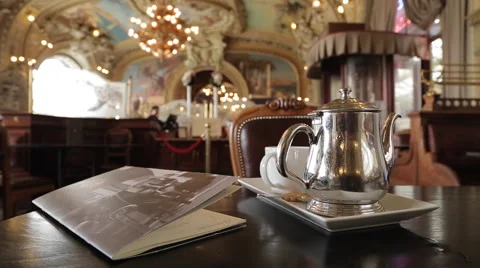 Le Train Bleu Restaurant, Gare de Lyon, Paris, France, Europe Stock Footage 44263877