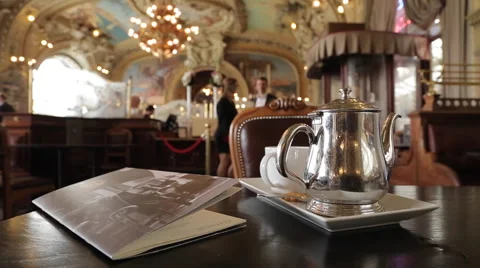 Le Train Bleu Restaurant, Gare de Lyon, Paris, France, Europe Stock Footage 44263892
