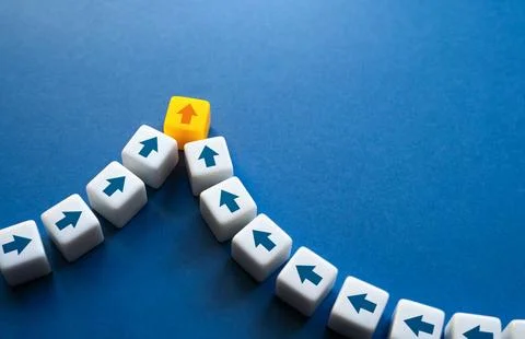 Lead. Determine your direction. Inspire others by your example. Lead the te.. Stock Photos