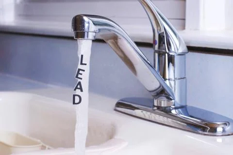 Lead In Drinking Water 스톡 사진