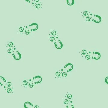 Lead generation business process glyph vector seamless pattern イラスト素材