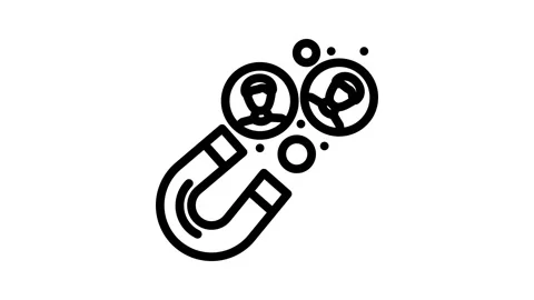 Lead generation business process line icon animation Stock Footage 326754869