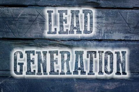 Lead generation concept Stock Illustration